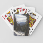 Madison Mountains in Winter in Montana Playing Cards