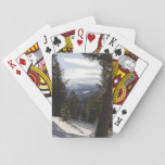 Madison Mountains in Winter in Montana Poker Cards