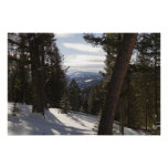 Madison Mountains in Winter in Montana Poster