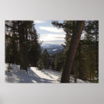 Madison Mountains in Winter in Montana Poster
