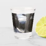 Madison Mountains in Winter in Montana Shot Glass