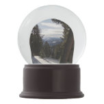 Madison Mountains in Winter in Montana Snow Globe