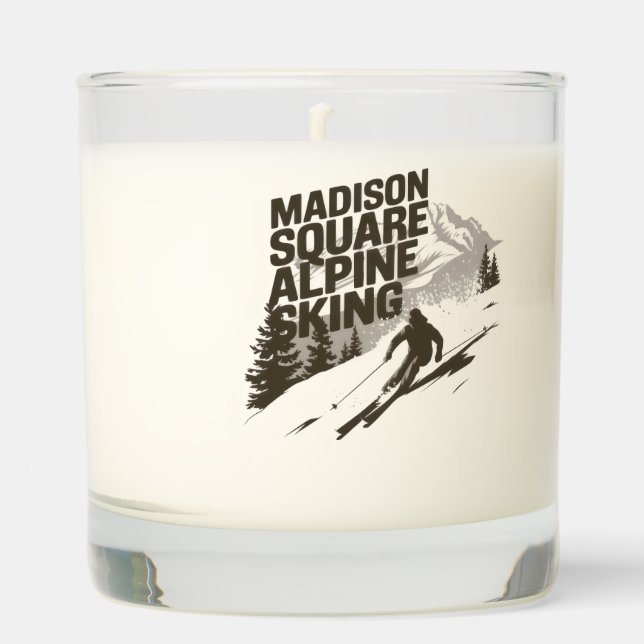 Madison Square sking Scented Candle (Front)