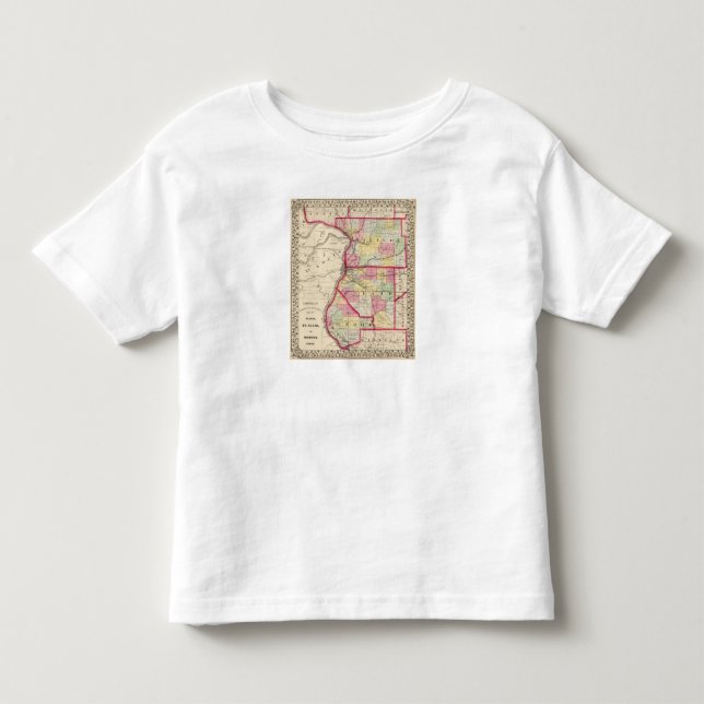 Madison, St Clair, Monroe counties Toddler T-shirt (Front)