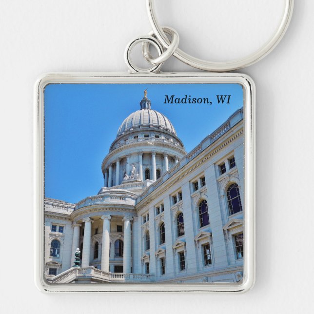 Madison, WI Keychain (Front)