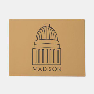 Madison Wisconsin Capitol Building Doormat