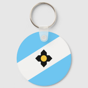 Madison (Wisconsin) City flag Keychain