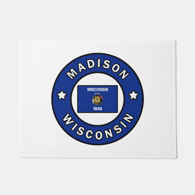 Madison Wisconsin Doormat (Front)