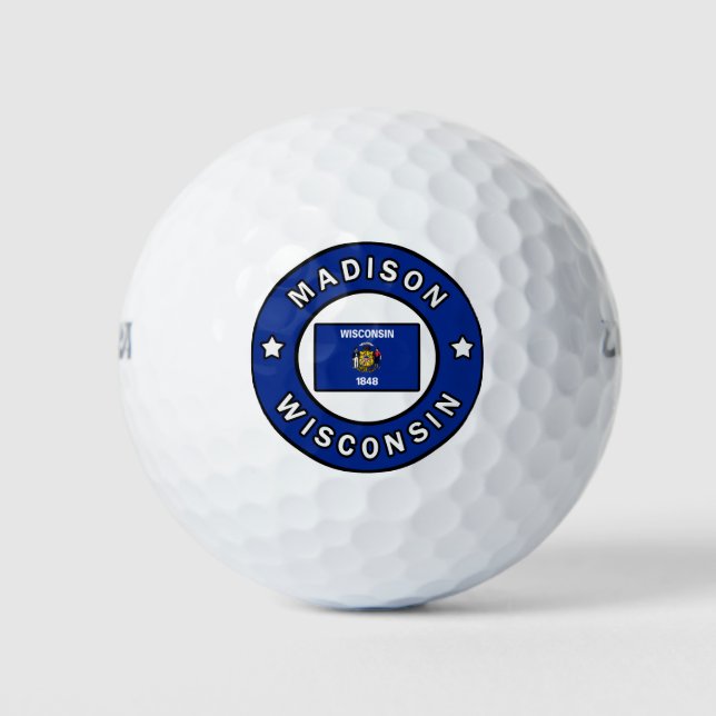 Madison Wisconsin Golf Balls (Front)