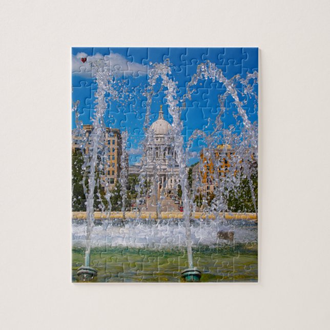 Madison Wisconsin Jigsaw Puzzle (Vertical)