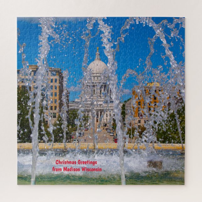 Madison Wisconsin Jigsaw Puzzle (Vertical)