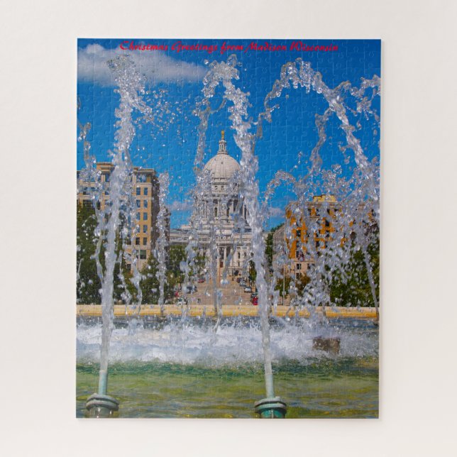 Madison Wisconsin Jigsaw Puzzle (Vertical)