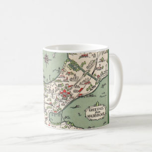 Madison Wisconsin Lakes Map Mug