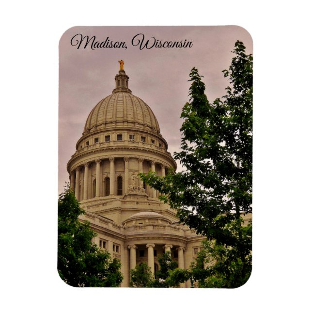 Madison, Wisconsin Magnet (Vertical)