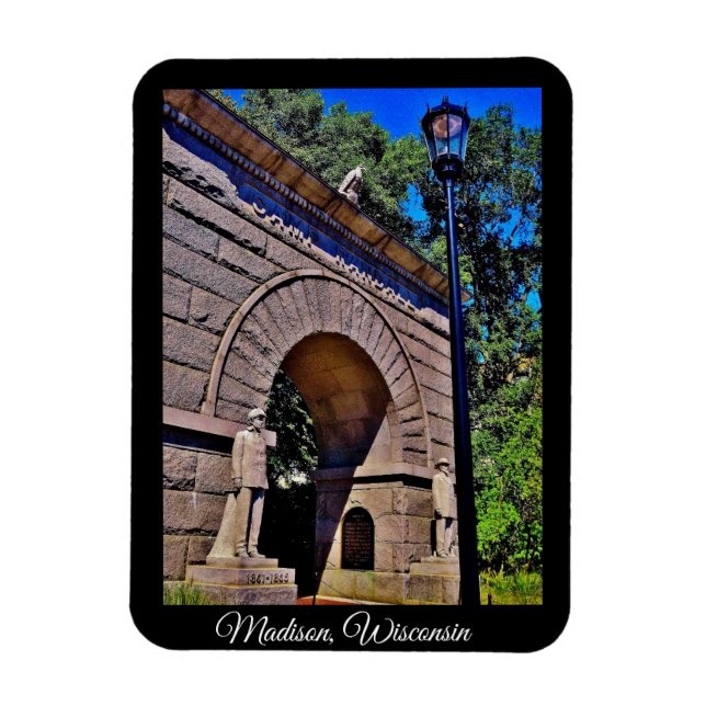 Madison, Wisconsin Magnet (Vertical)