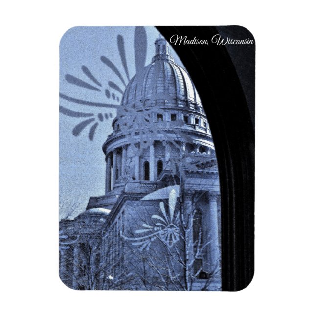 Madison, Wisconsin Magnet (Vertical)