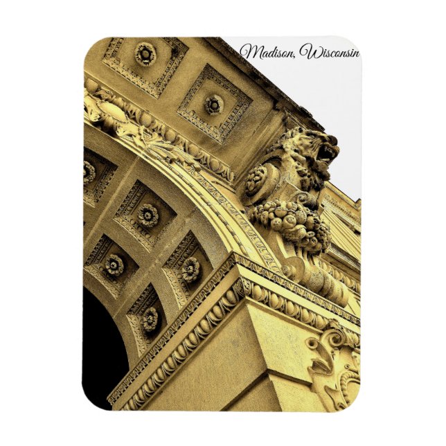Madison, Wisconsin Magnet (Vertical)