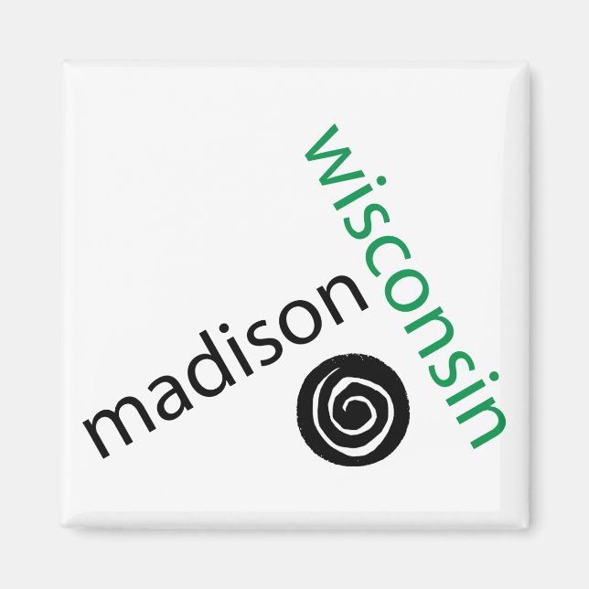 Madison Wisconsin Magnet (Front)