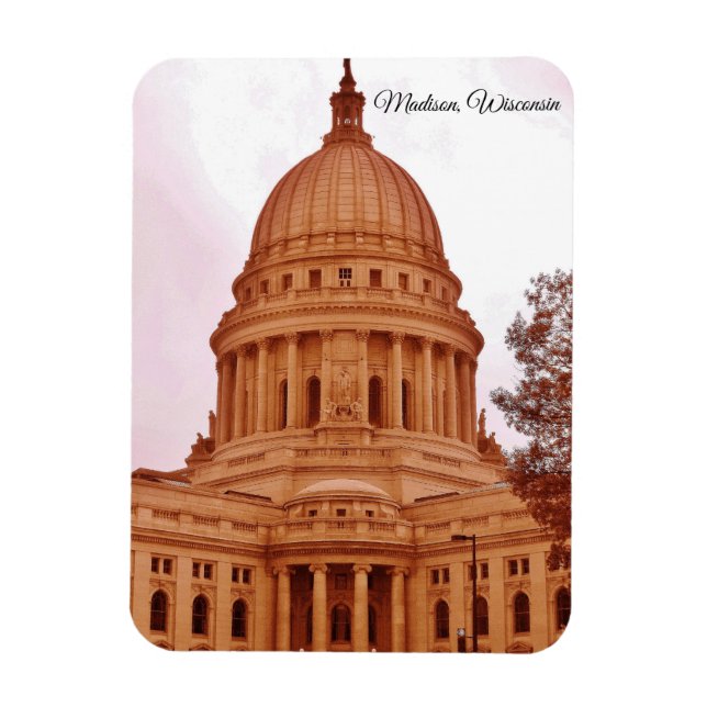 Madison, Wisconsin Magnet (Vertical)