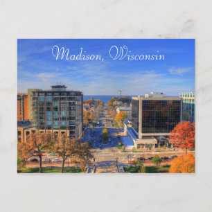 Madison Wisconsin Photograph Digital Art Postcard