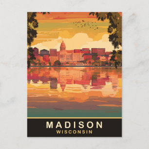 Madison, Wisconsin Postcard