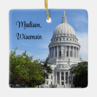 Madison, Wisconsin State Capitol Christmas