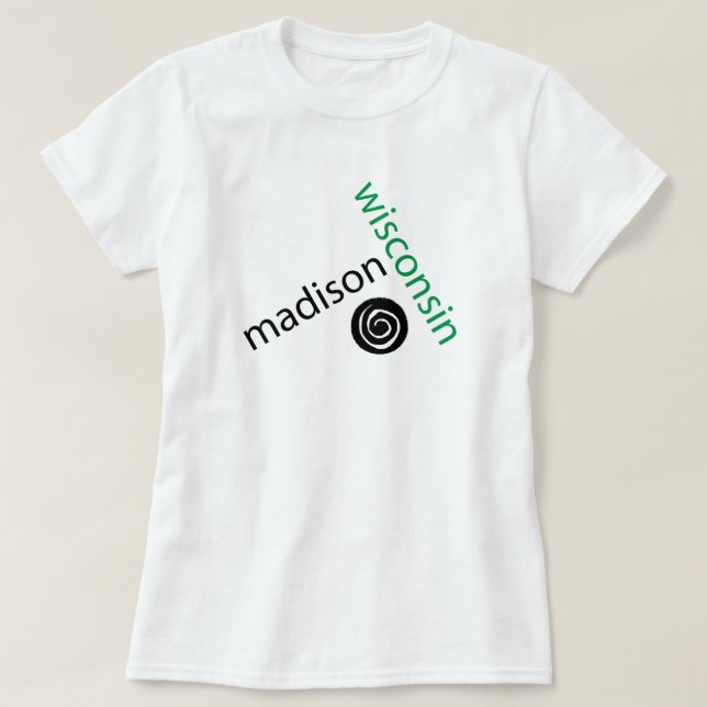 Madison Wisconsin T-Shirt (Design Front)