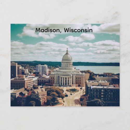 Madison Wisconsin the Capitol Postcard