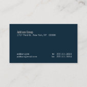 Madison XI Business Card (Back)