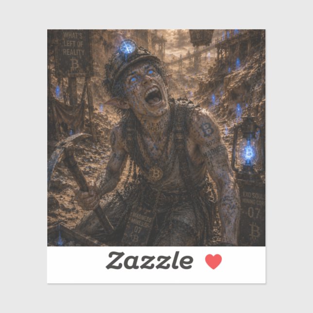 Madness / Miner / Abandoned Ore Mines Sticker (Sheet)