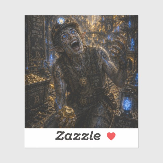Madness / Miner / Gold Mines Sticker (Sheet)