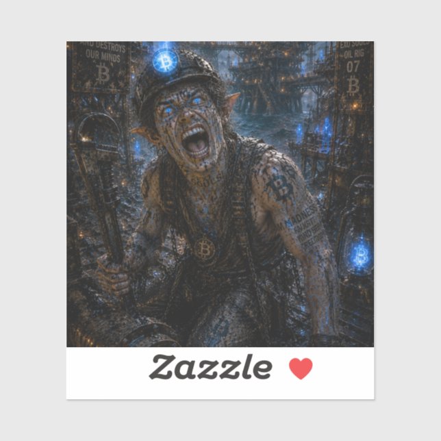 Madness / Miner / Oil Rig Sticker (Sheet)