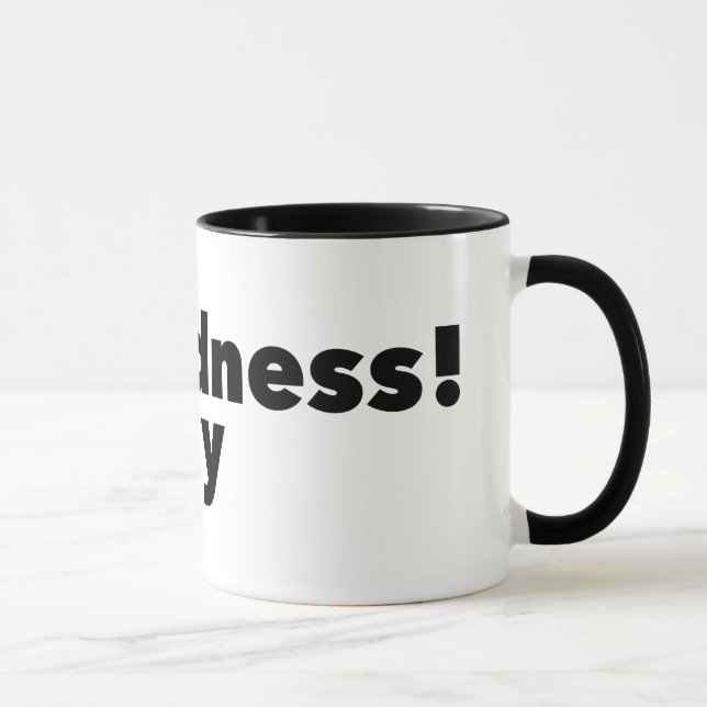 Madness! Poetry Mug (Right)