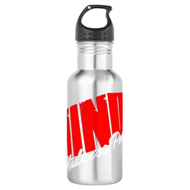 Madness water bottle (Front)