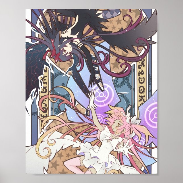 Madoka & Homura  Poster (Front)