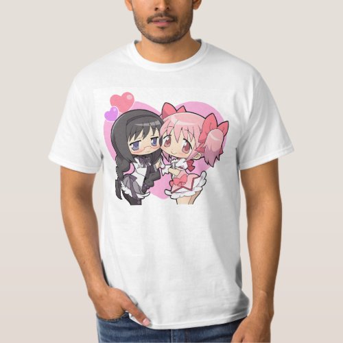 Madoka Kaname heart chibi T_Shirt