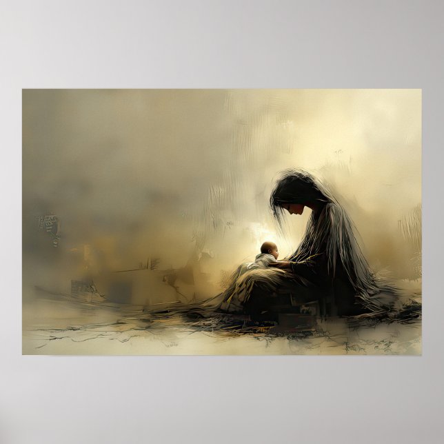 Madona and Child  Poster (Front)