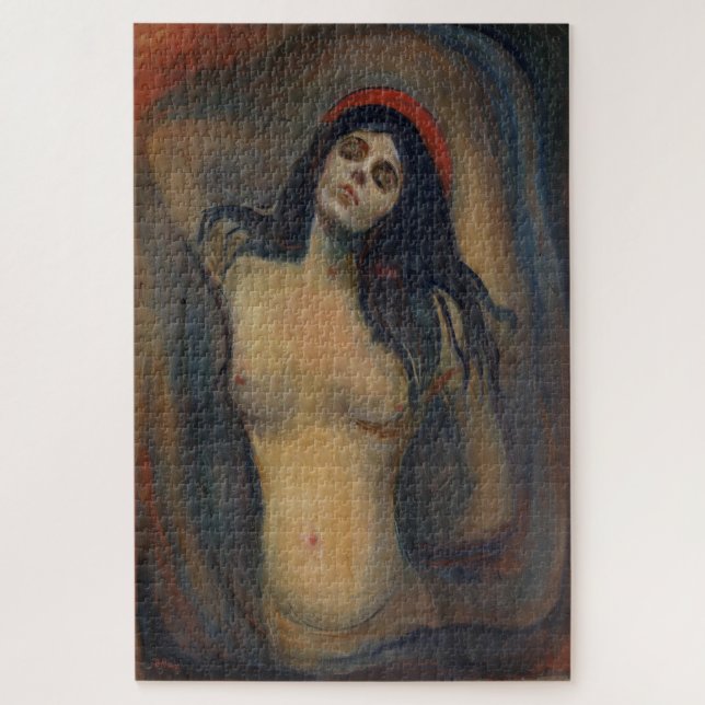 Madonna 1894-1895– Edvard Munch Expressionist Art Jigsaw Puzzle (Vertical)