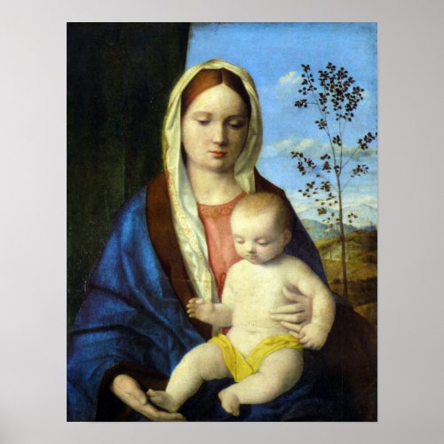 Madonna 3 by Bellini Poster