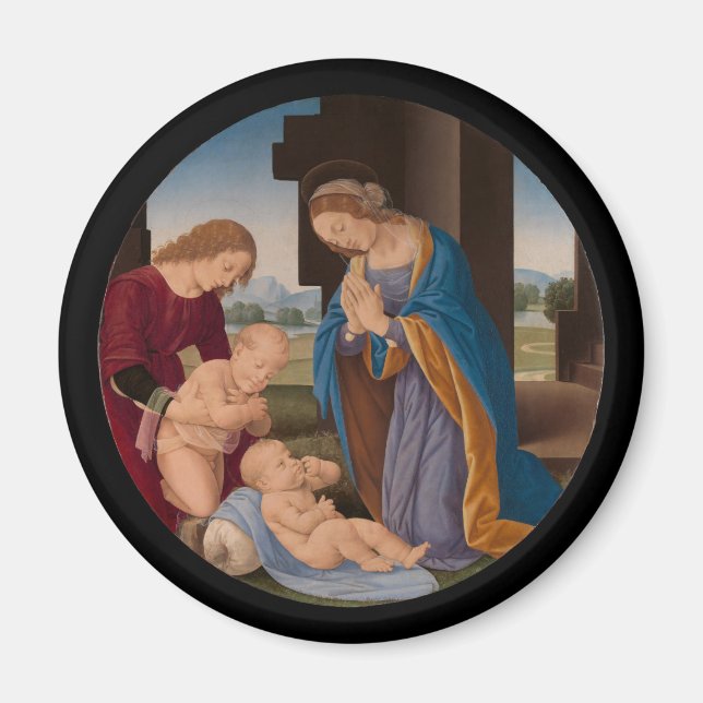 Madonna Adoring the Child with the Infant Saint Magnet (Front)