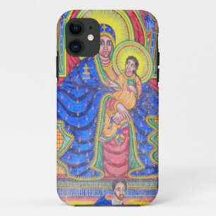 Madonna and Baby Jesus Ethiopian Art iPhone 5 Case