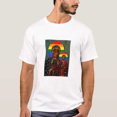 Madonna And Baby  LGBT T_Shirt