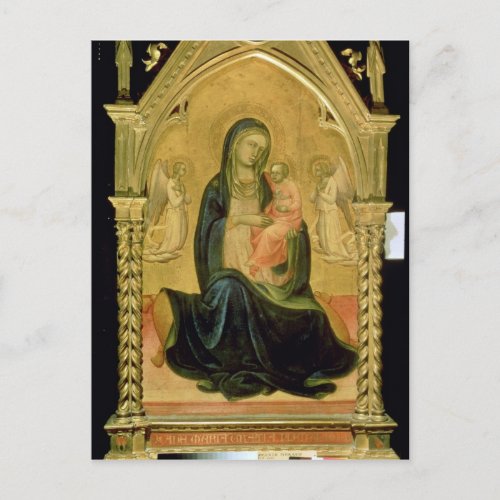 Madonna and Child 1400 Postcard