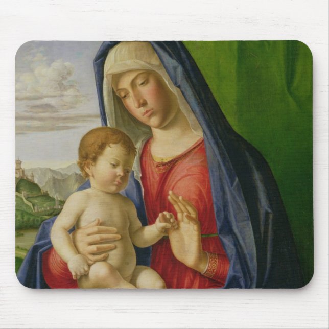 Madonna and Child, 1490s Mouse Pad (Front)