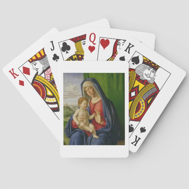 Madonna and Child, 1490s Poker Cards (Back)