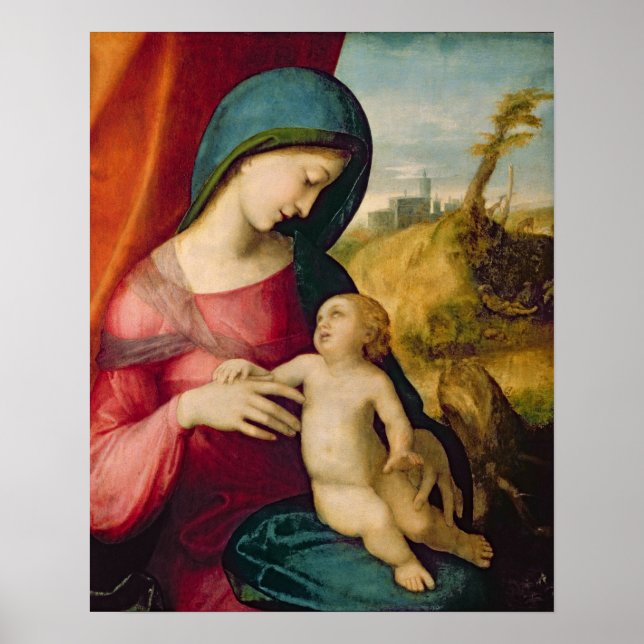 Madonna and Child, 1512-14 Poster (Front)