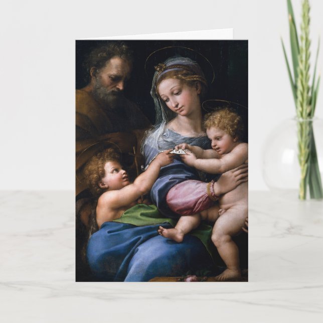 MADONNA AND CHILD 1518-1520, Raphael  (1483–1520)  Card (Front)