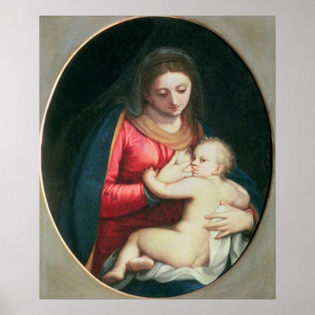 Madonna and Child, 1598 Poster (Front)