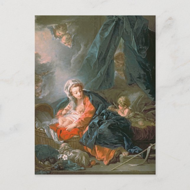 Madonna and Child, 18th century Postcard (Front)