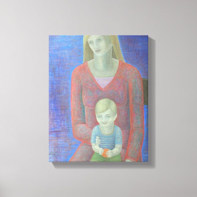Madonna and Child 2014 Canvas Print (Front)